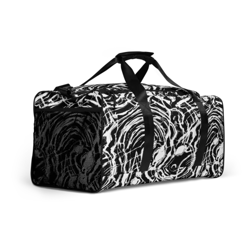 Ink Torrent on a Duffle Bag
