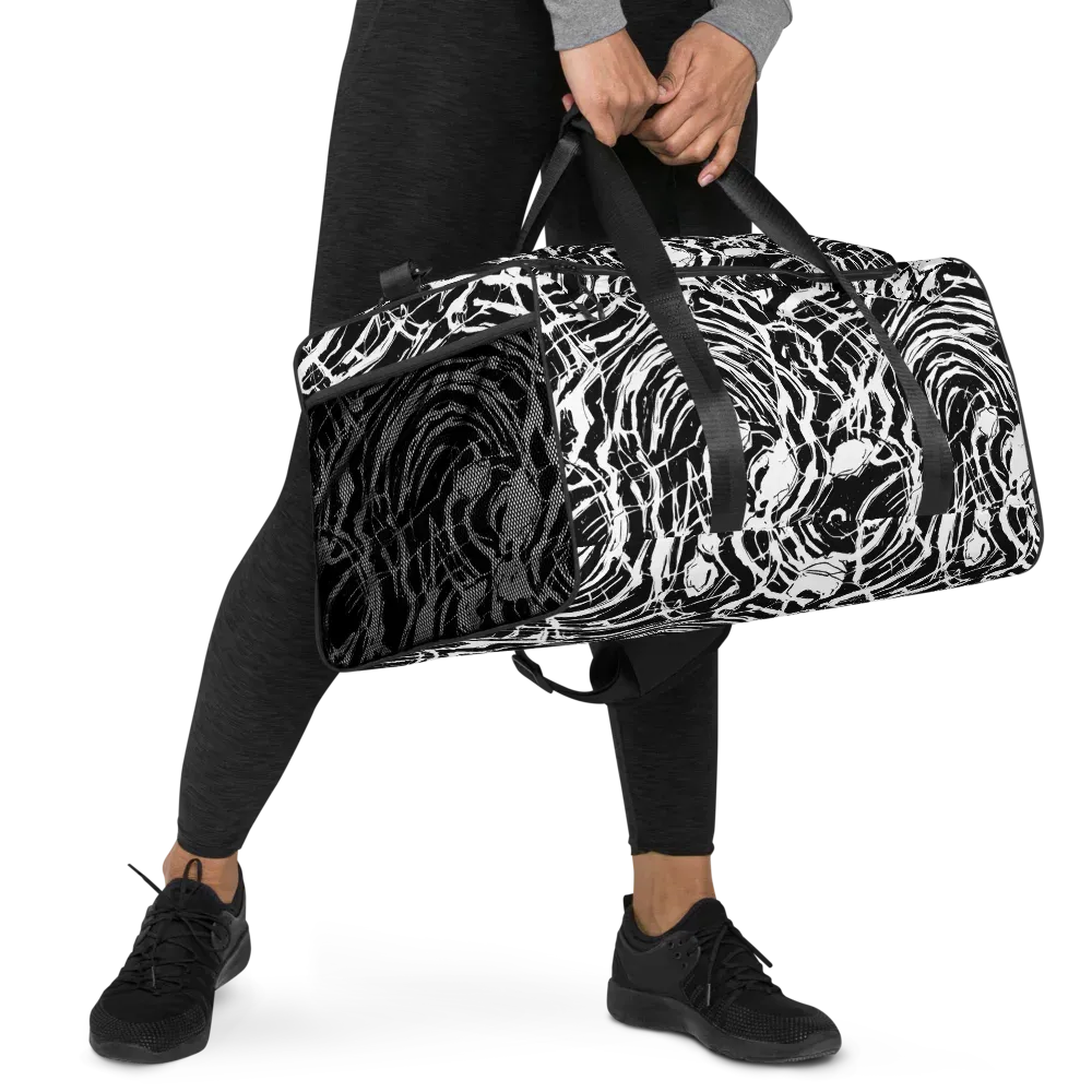 Ink Torrent on Duffle Bag — Right Front
