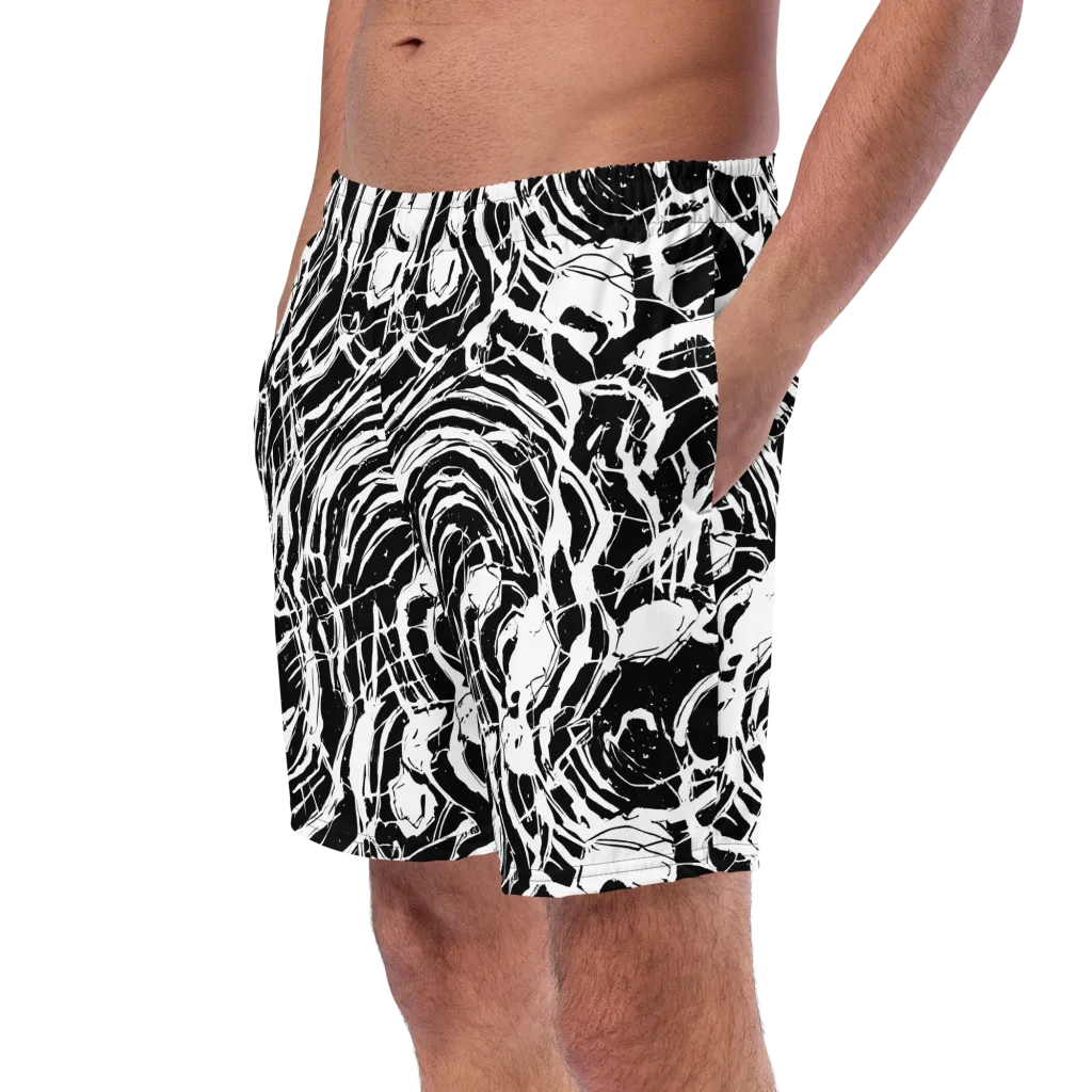 Ink Torrent on Swim Trunks — Left Front