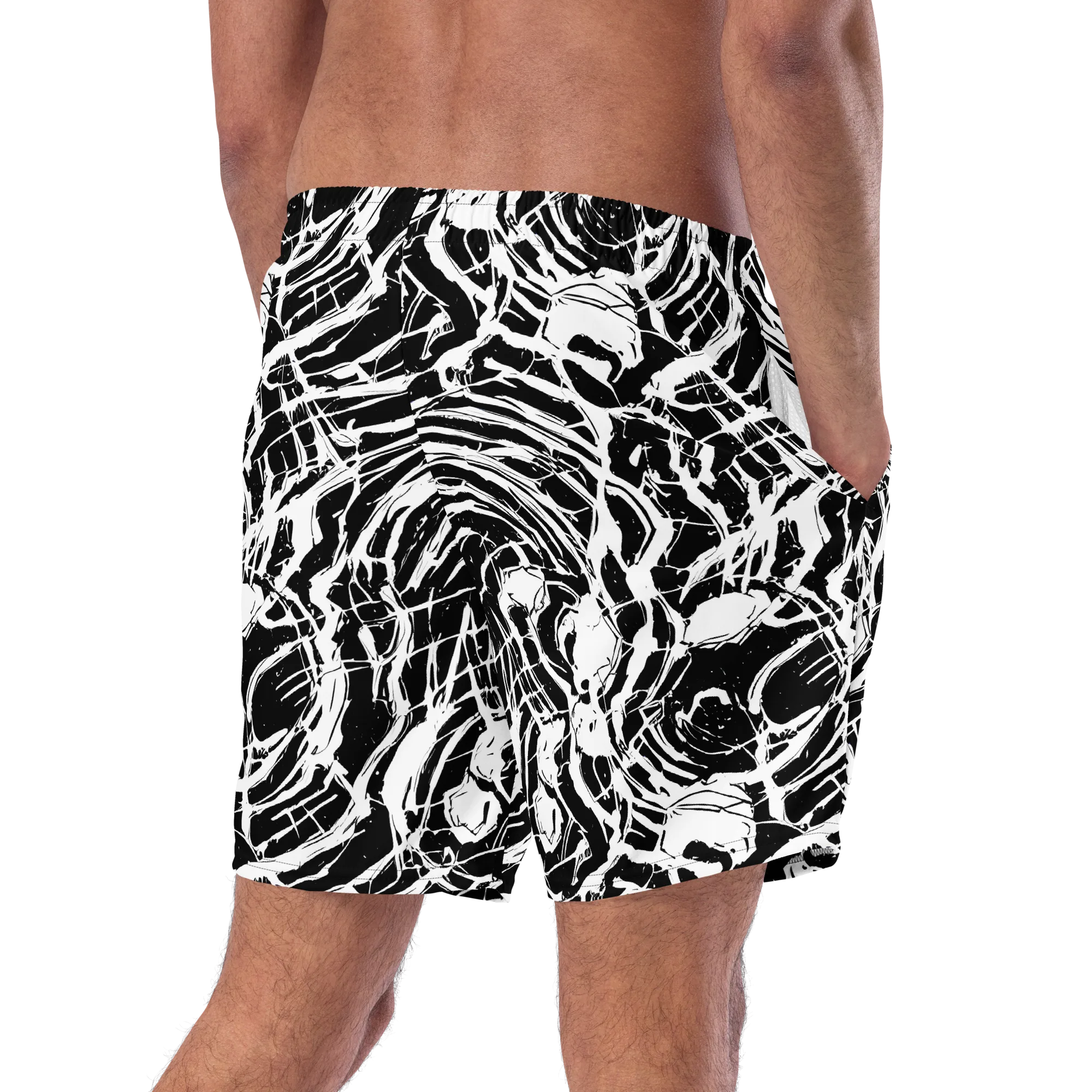Ink Torrent on Swim Trunks — Right Back