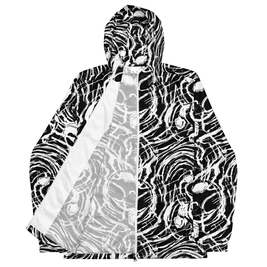 Ink Torrent on Men's Windbreaker — Front
