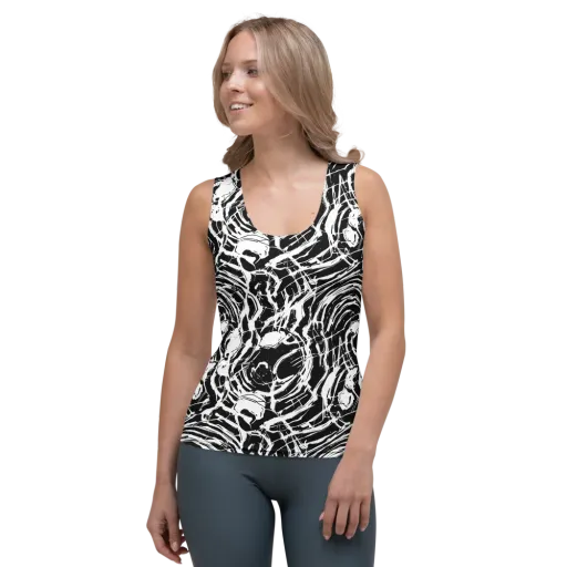 Ink Torrent on a Women's Tank Top