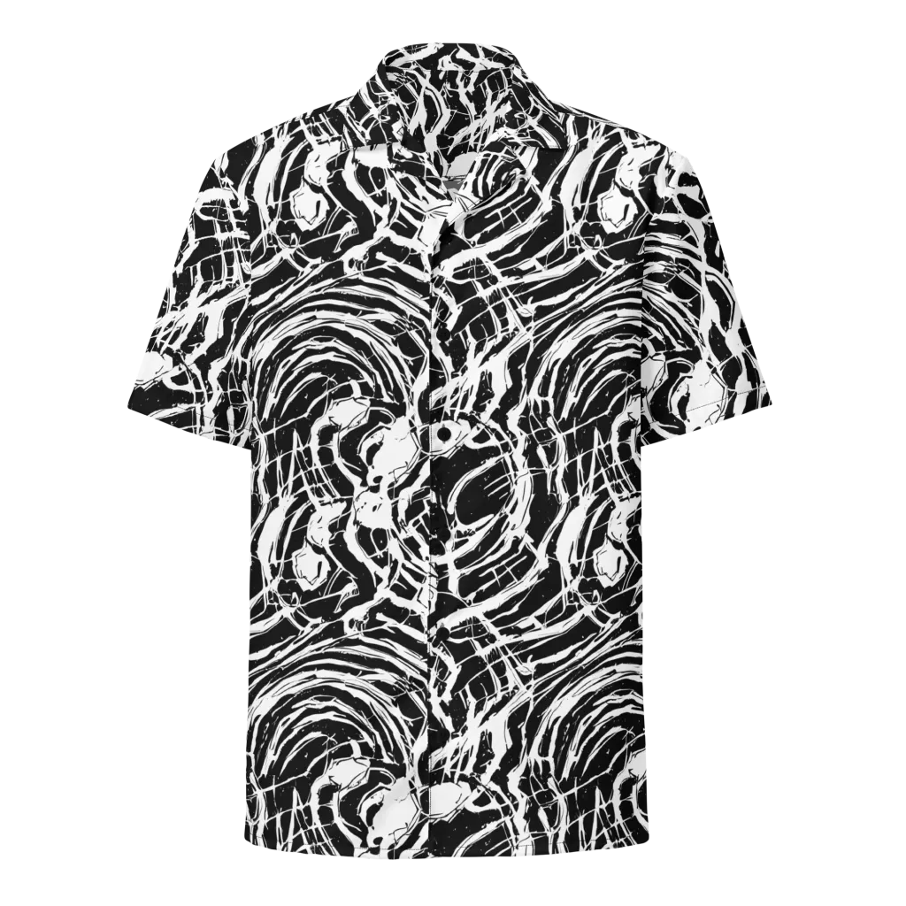 Ink Torrent on Button Shirt — Front