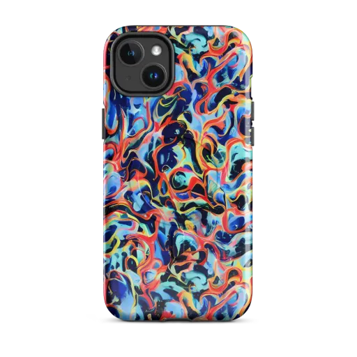 Bluefire Swirl on a MagSafe Tough Case for iPhone®