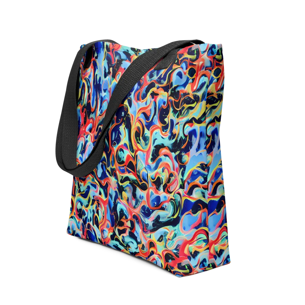 Bluefire Swirl on Tote Bag — Front