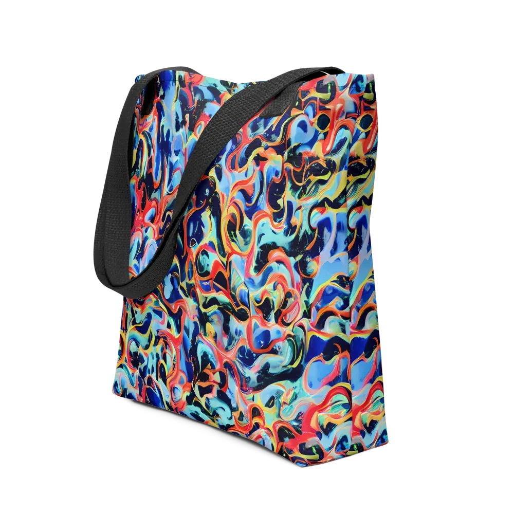 Bluefire Swirl on Tote Bag — Front