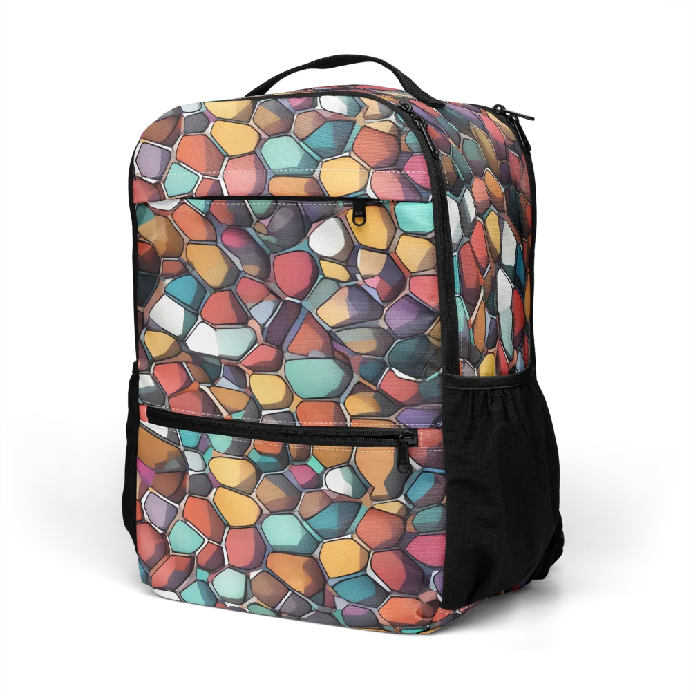 Prism Pebble on Utility Backpack — Left Front