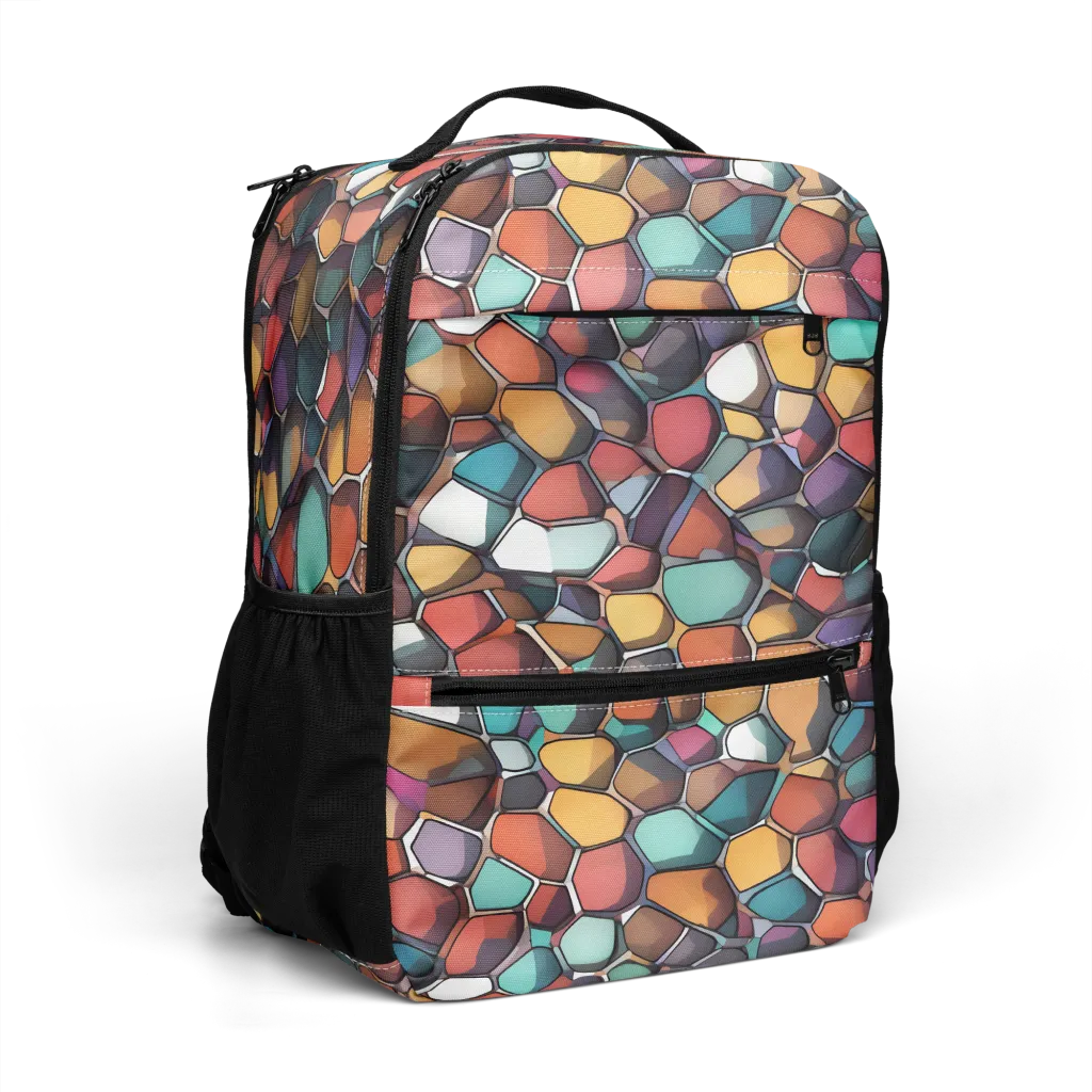 Prism Pebble on Utility Backpack — Right Front