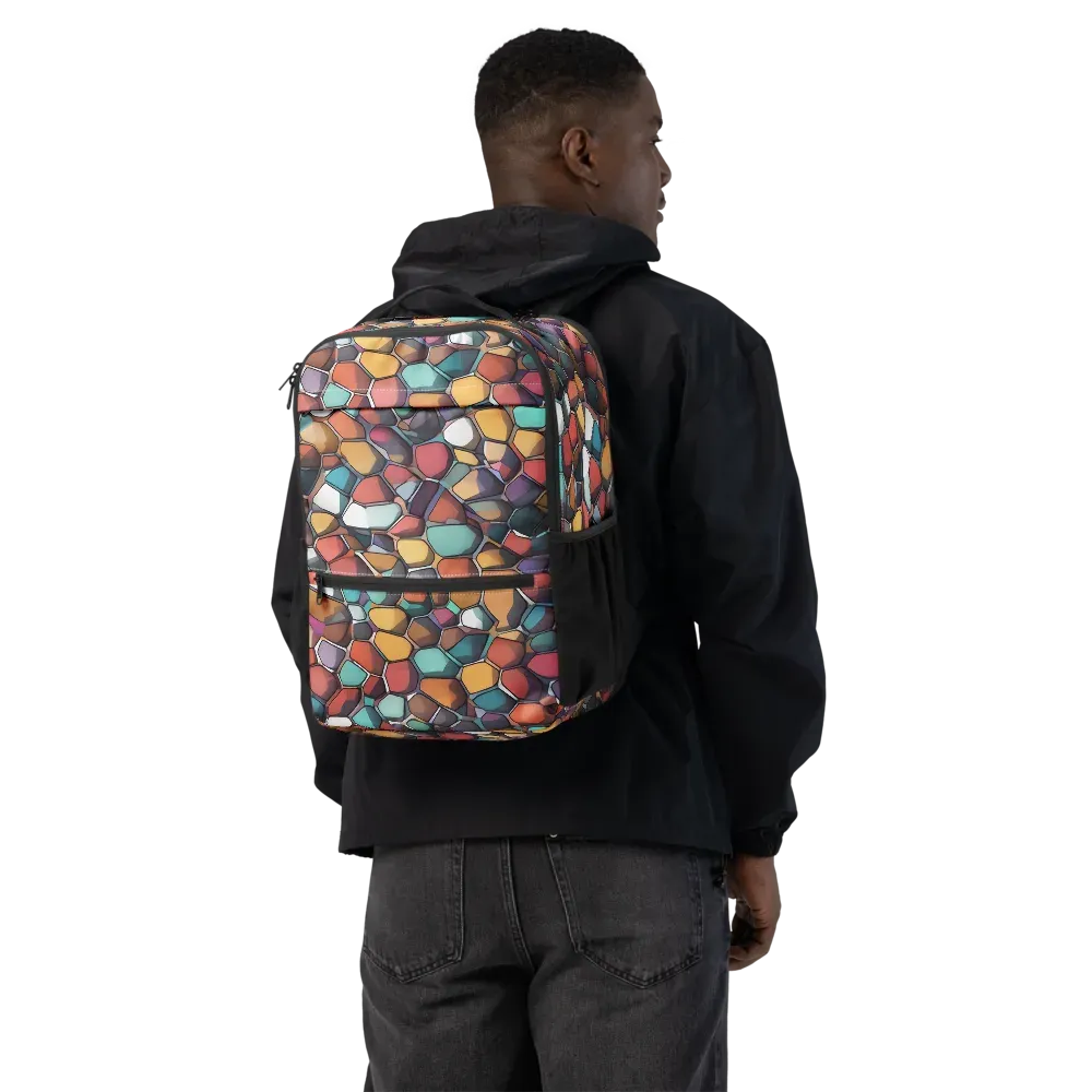 Prism Pebble on Utility Backpack — Back