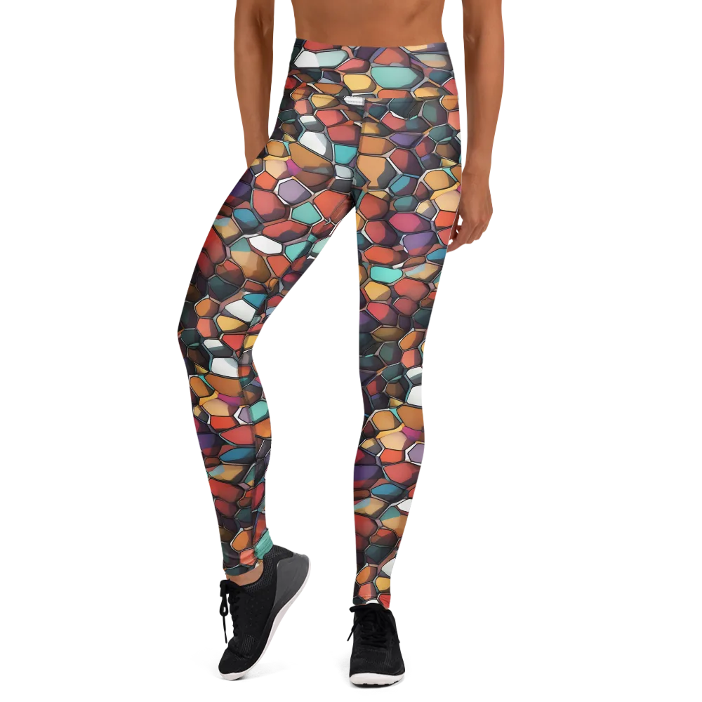 Prism Pebble on Yoga Leggings — Front
