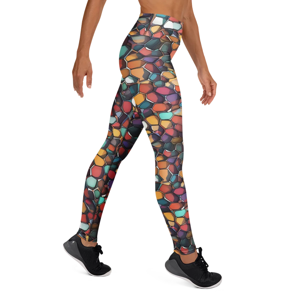 Prism Pebble on Yoga Leggings — Right