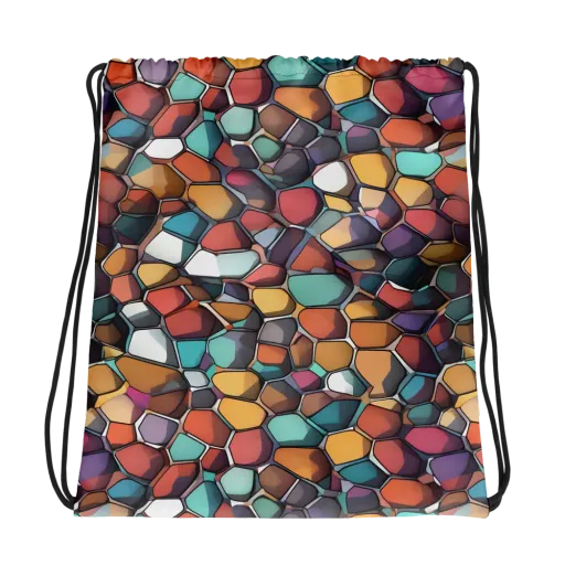 Prism Pebble on a Drawstring Bag