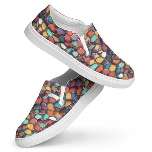 Prism Pebble on a Women's Slip-On Canvas Shoes