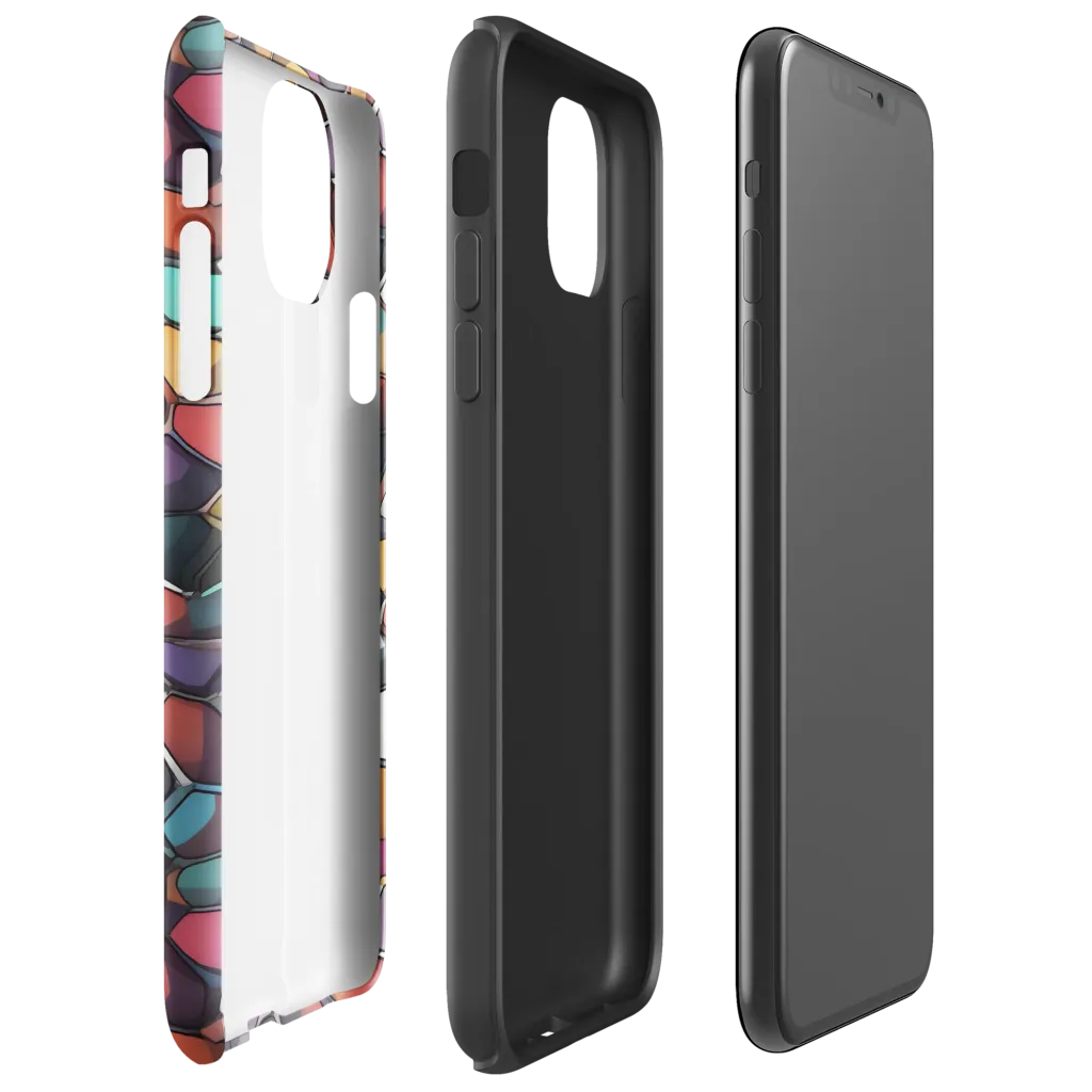 Prism Pebble on Tough Case for iPhone® — Right