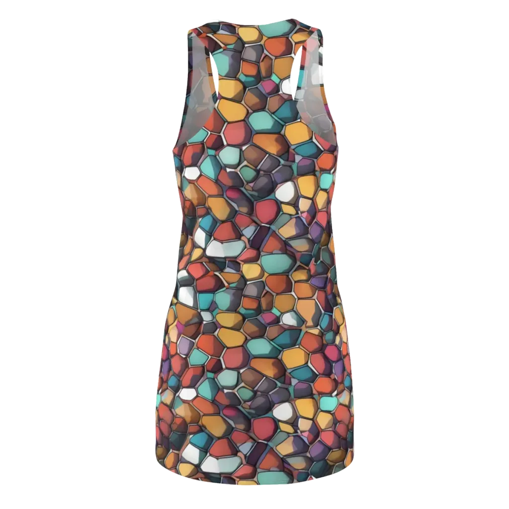 Prism Pebble on Racerback Dress — Back