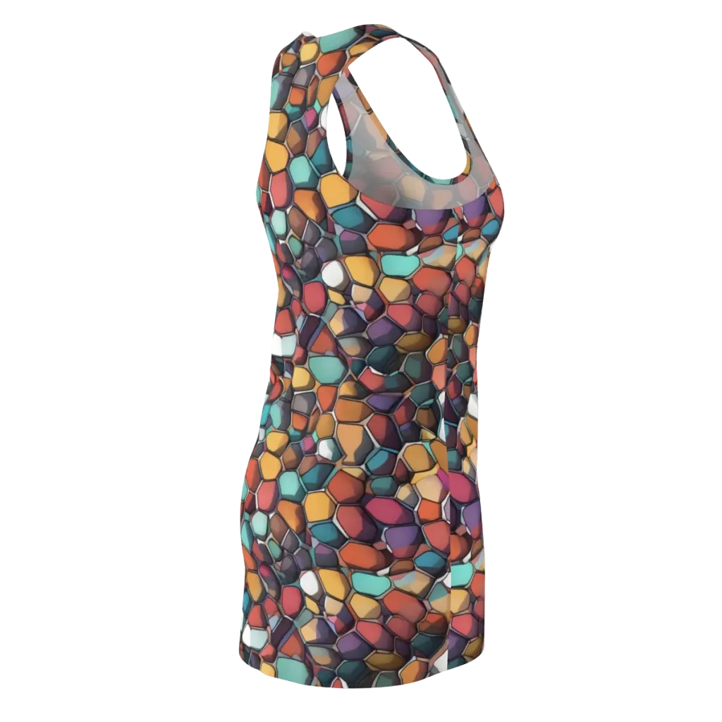 Prism Pebble on Racerback Dress — Back Side