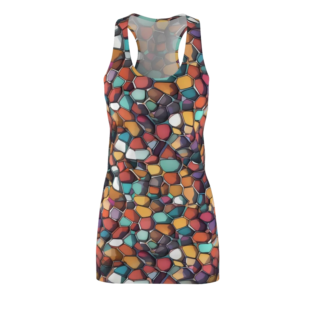 Prism Pebble on Racerback Dress — Front
