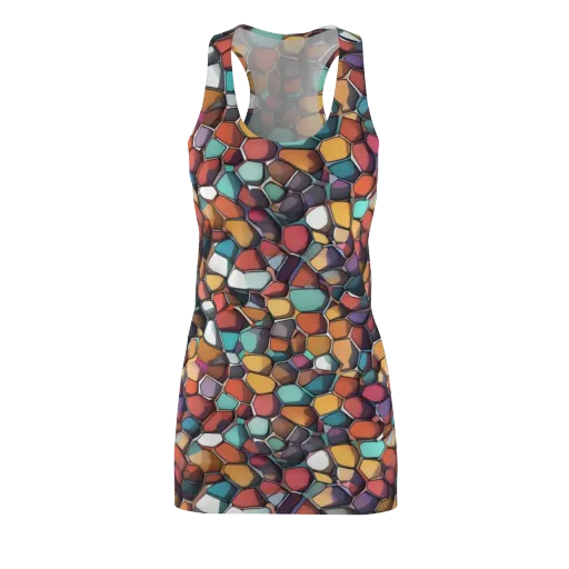 Prism Pebble on a Racerback Dress
