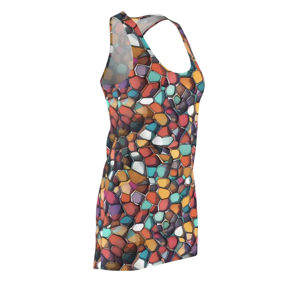 Prism Pebble on Racerback Dress — Front Side