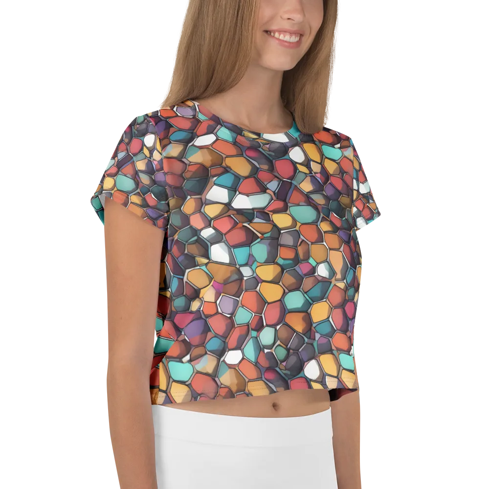 Prism Pebble on Crop Tee — Right