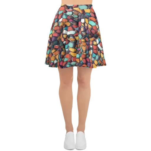 Prism Pebble on a Skater Skirt