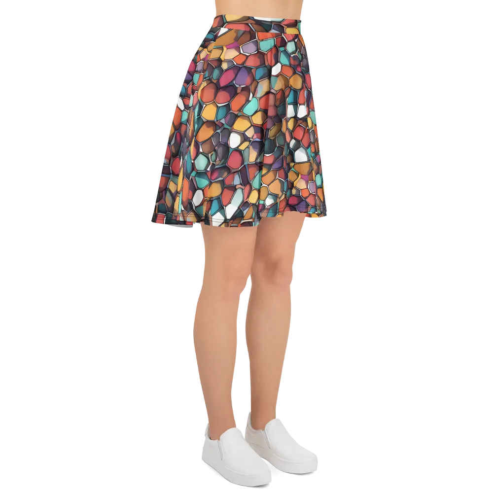 Prism Pebble on Skater Skirt — Right