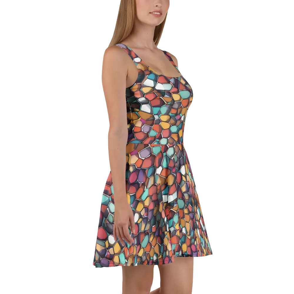 Prism Pebble on Skater Dress — Right