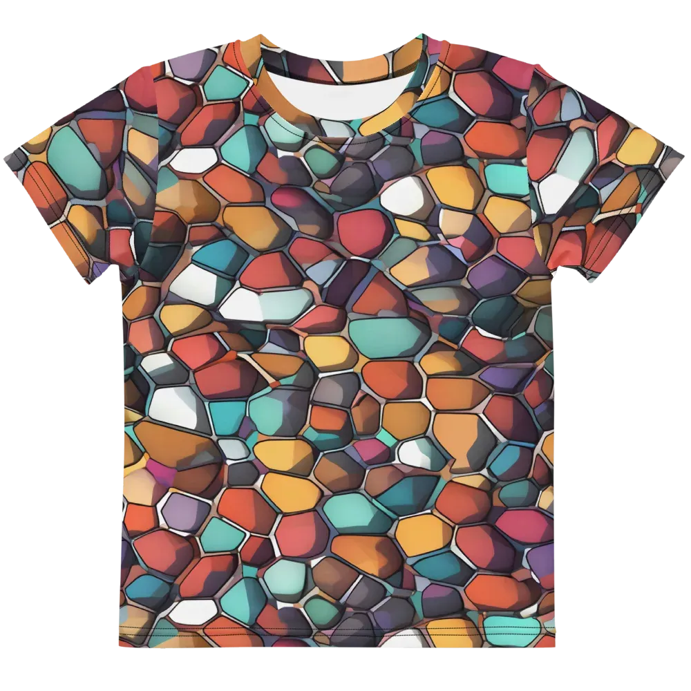 Prism Pebble on Kids Crew Neck T-Shirt — Front
