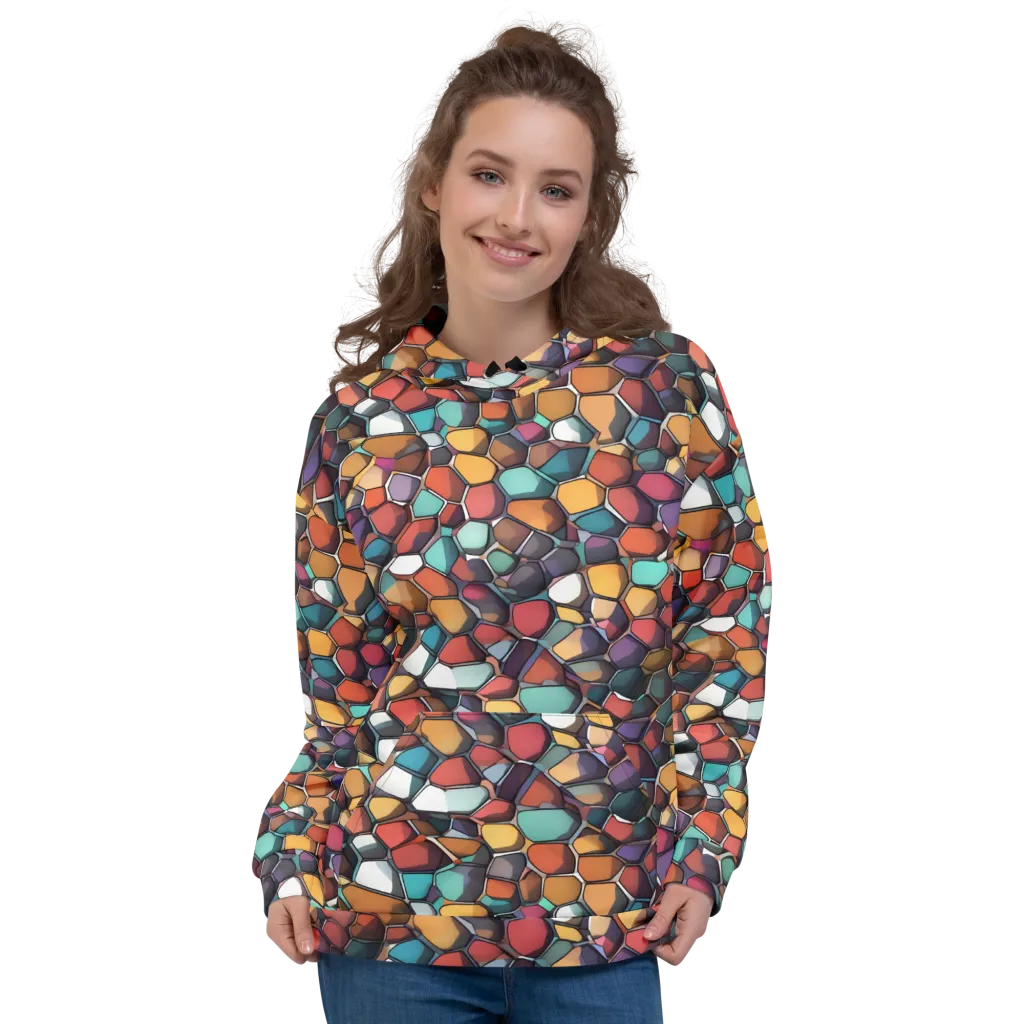 Prism Pebble on Hoodie — Front