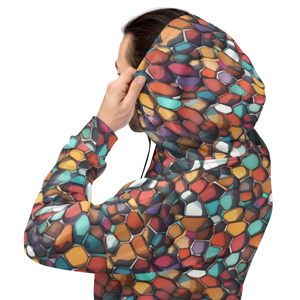 Prism Pebble on Hoodie — Back