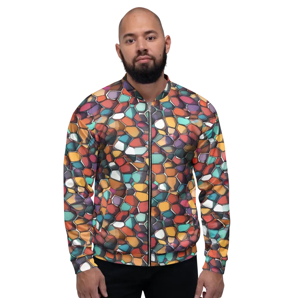 Prism Pebble on Bomber Jacket — Front