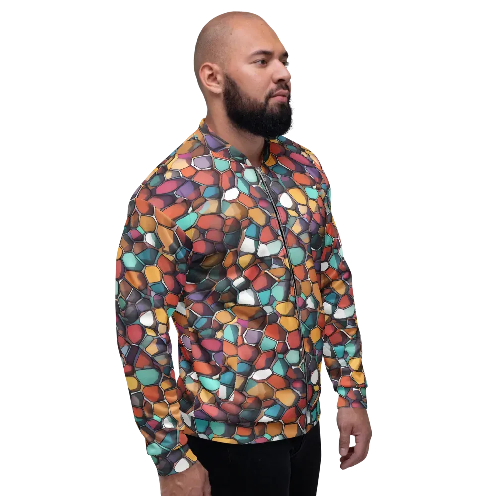 Prism Pebble on Bomber Jacket — Right