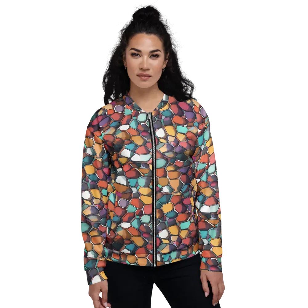 Prism Pebble on Bomber Jacket — Front