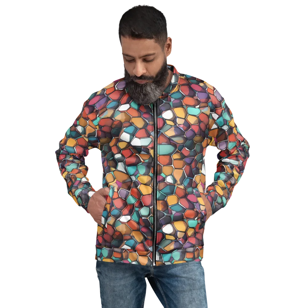 Prism Pebble on Bomber Jacket — Front