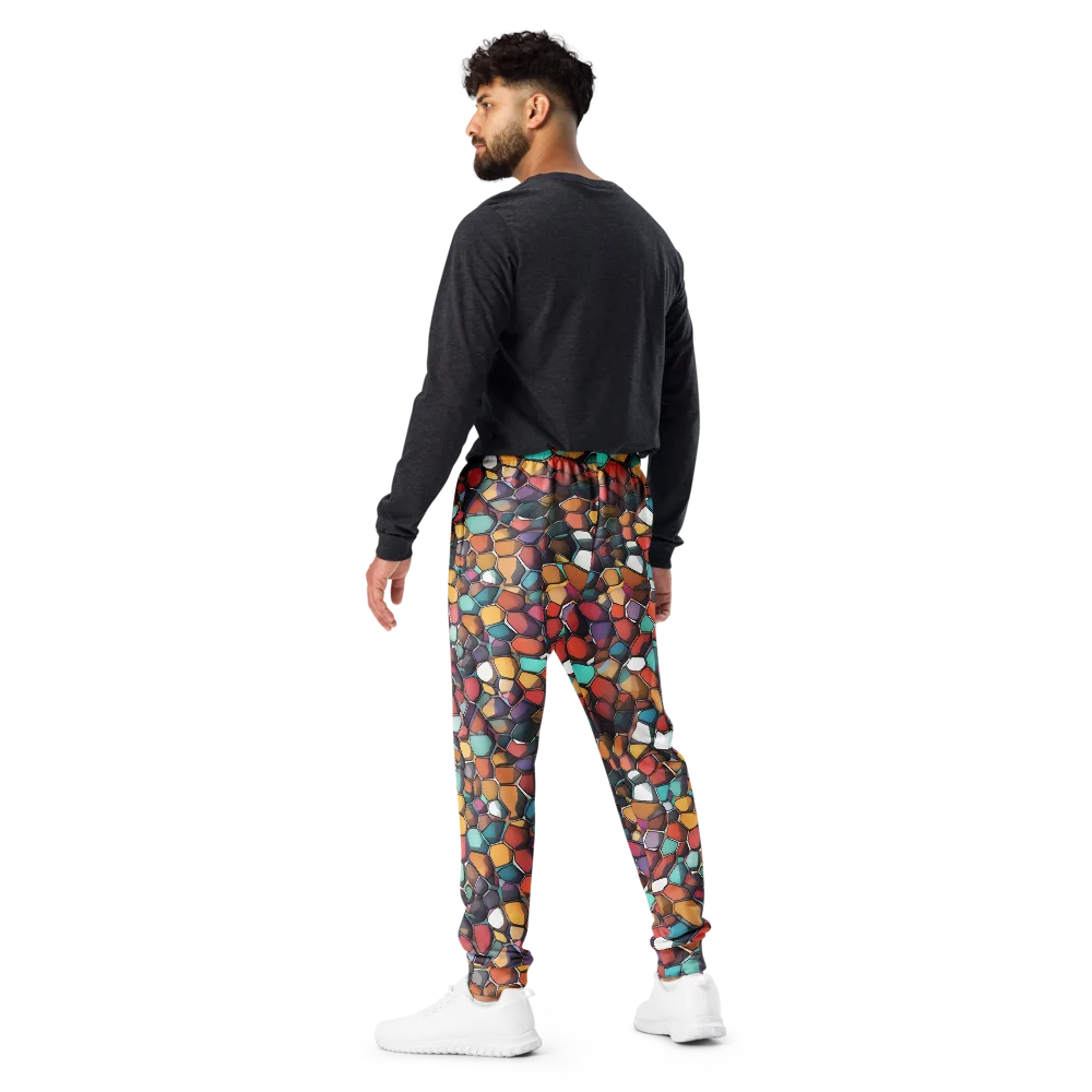 Prism Pebble on Men's Joggers — Back