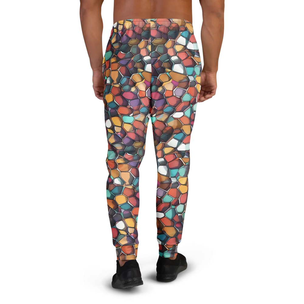 Prism Pebble on Men's Joggers — Back