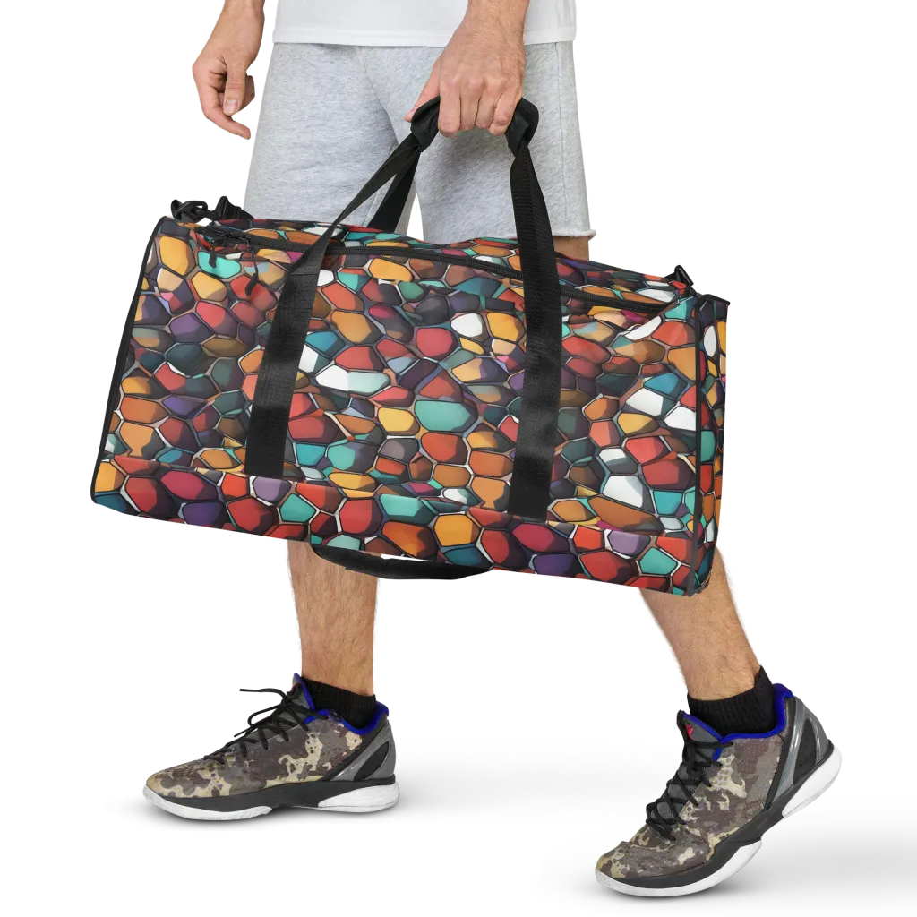 Prism Pebble on Duffle Bag — Front