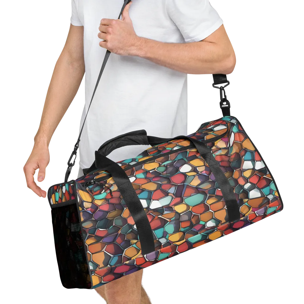 Prism Pebble on Duffle Bag — Right Front