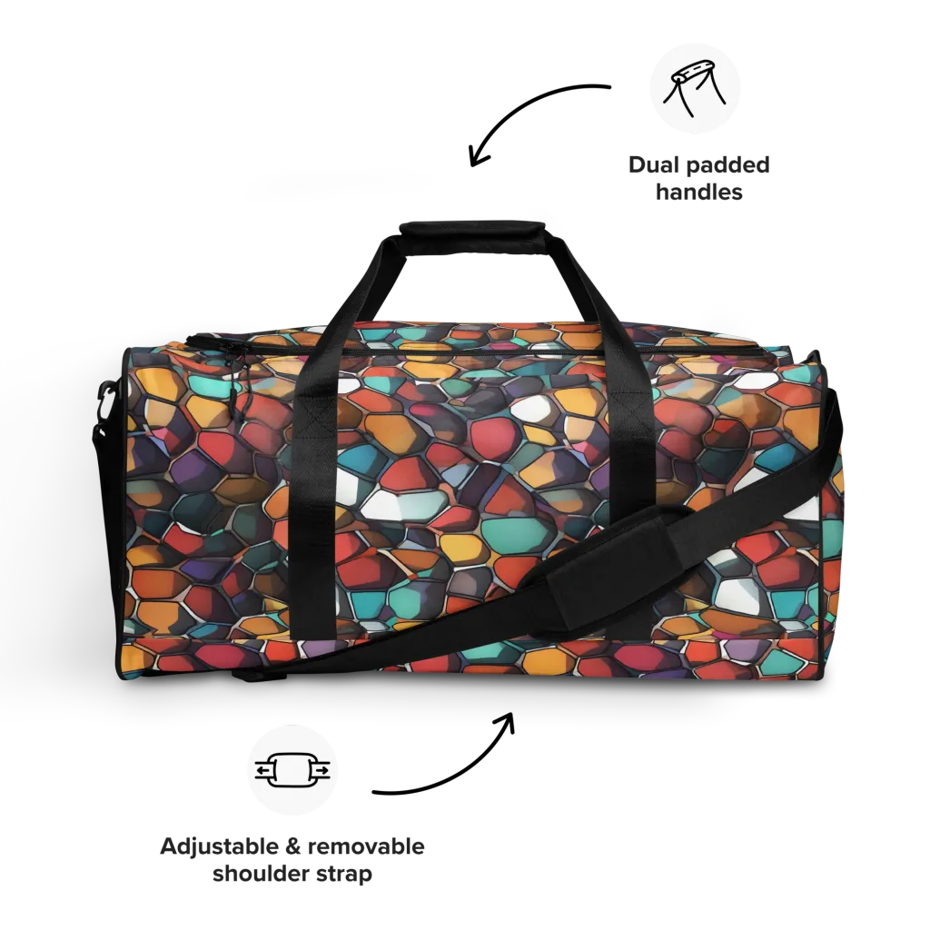 Prism Pebble on Duffle Bag — Front