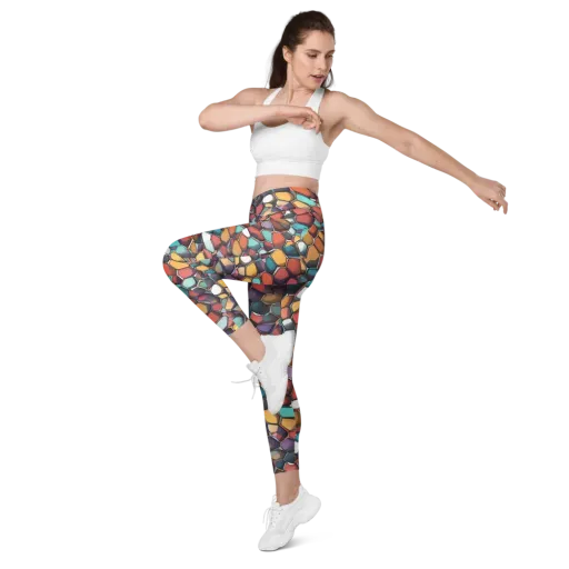 Prism Pebble on a Leggings with Pockets