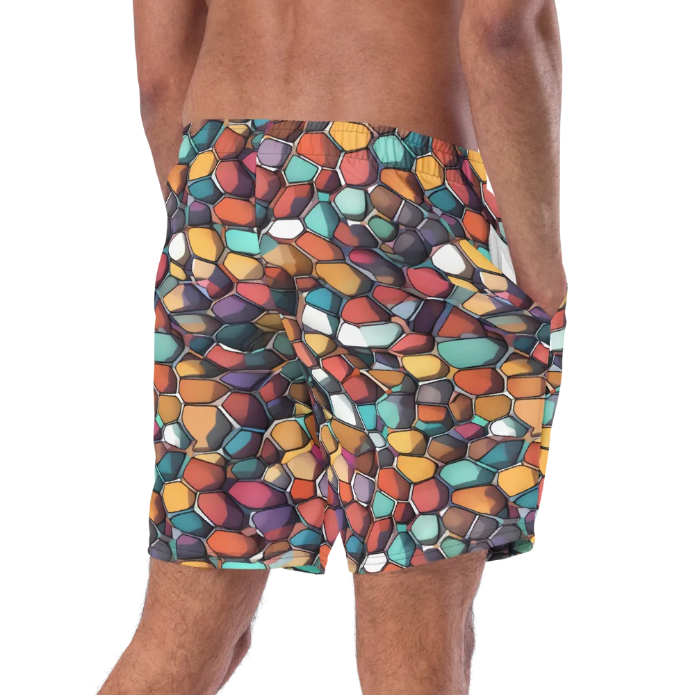 Prism Pebble on Swim Trunks — Right Back