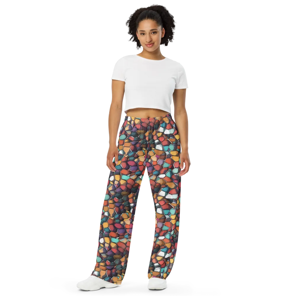 Prism Pebble on Wide-Leg Pants — Front