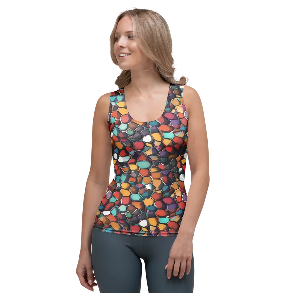Prism Pebble on Women's Tank Top — Front