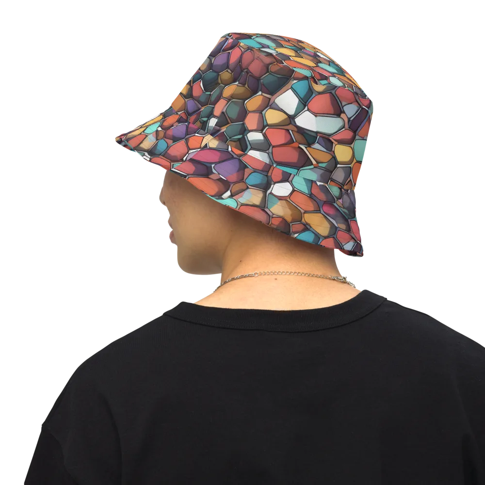 Prism Pebble on Reversible Bucket Hat — Back Inside