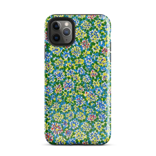 Chromatic Pebble Garden on a Tough Case for iPhone®