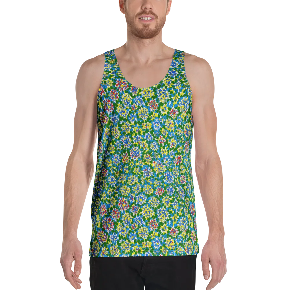 Chromatic Pebble Garden on Men's Tank Top — Front