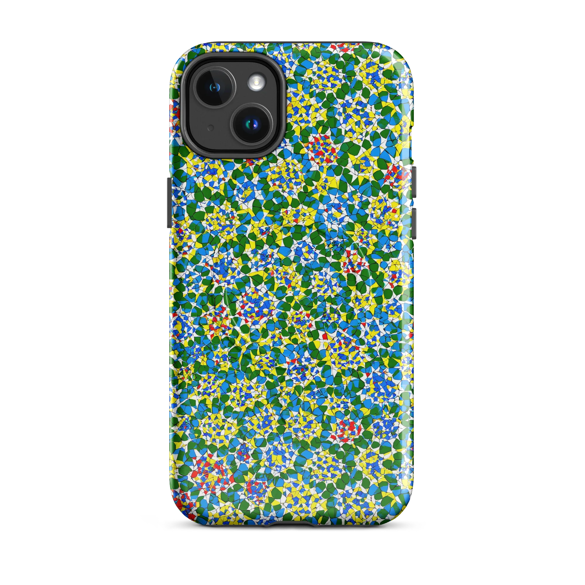 Chromatic Pebble Garden on MagSafe Tough Case for iPhone® — Front