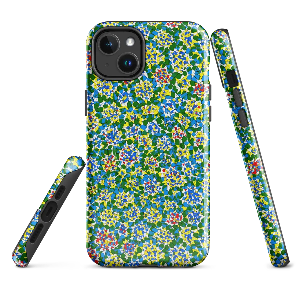 Chromatic Pebble Garden on MagSafe Tough Case for iPhone® — Front