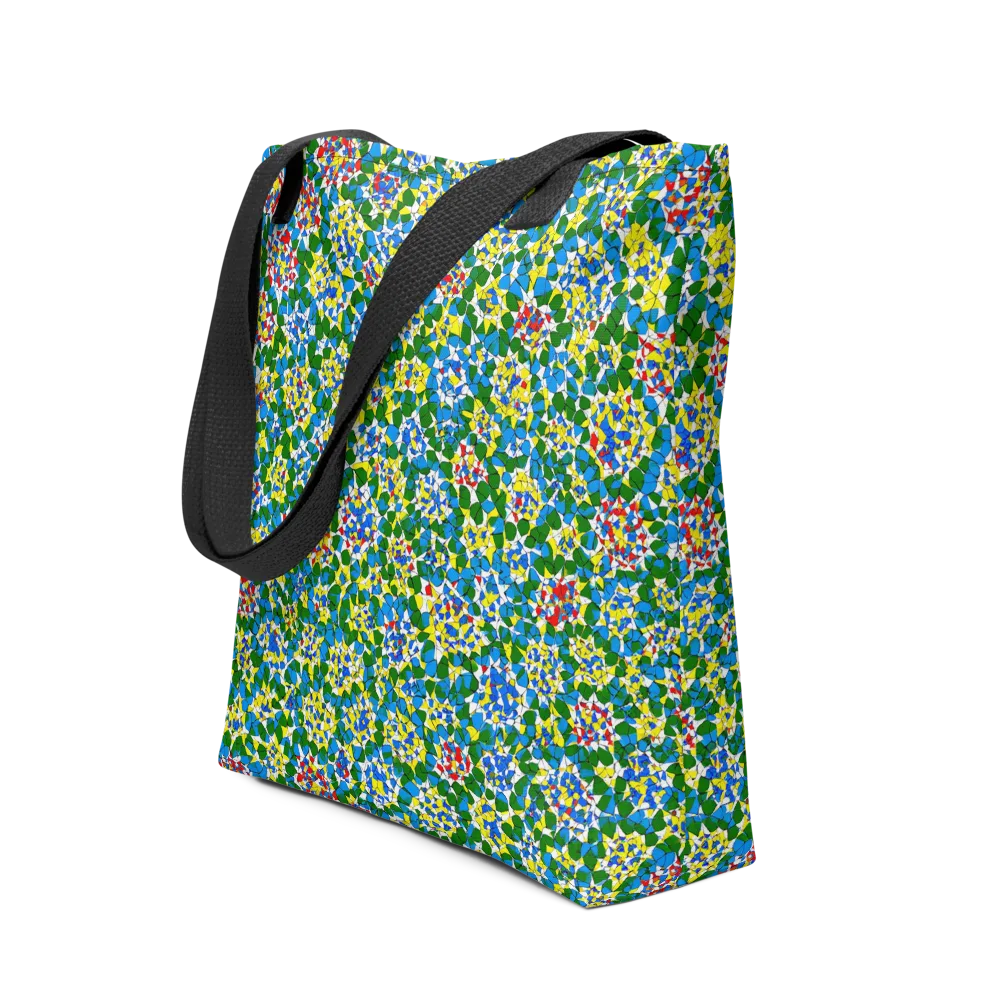Chromatic Pebble Garden on Tote Bag — Front