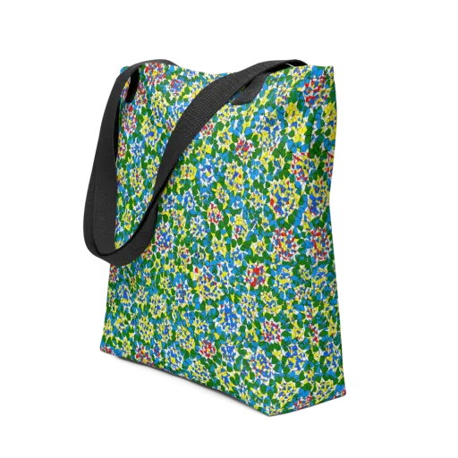 Chromatic Pebble Garden on a Tote Bag